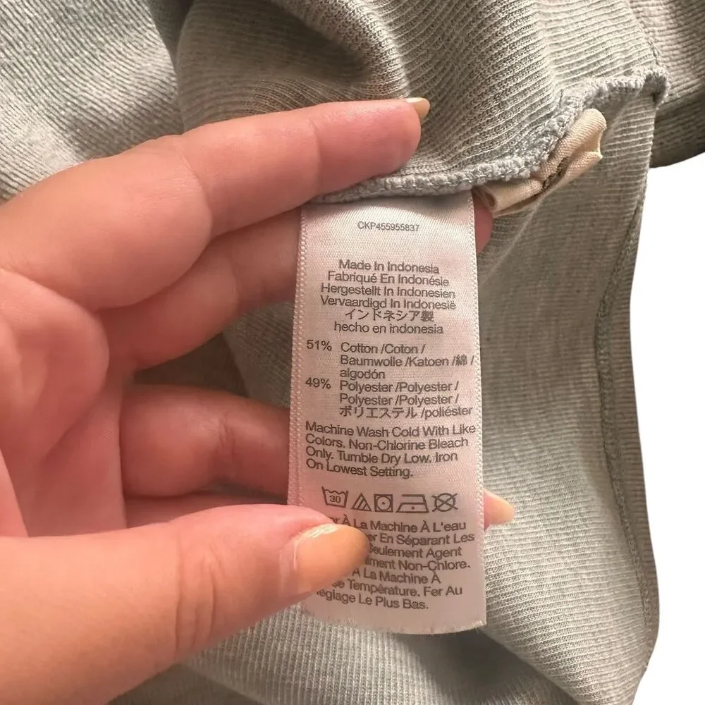 MADEWELL (Re)Sourced‎ Mockneck Puff Sleeve Top Sage Medium